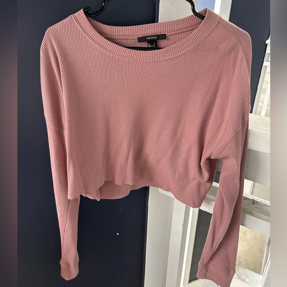 F21 Light Long Sleeve Top